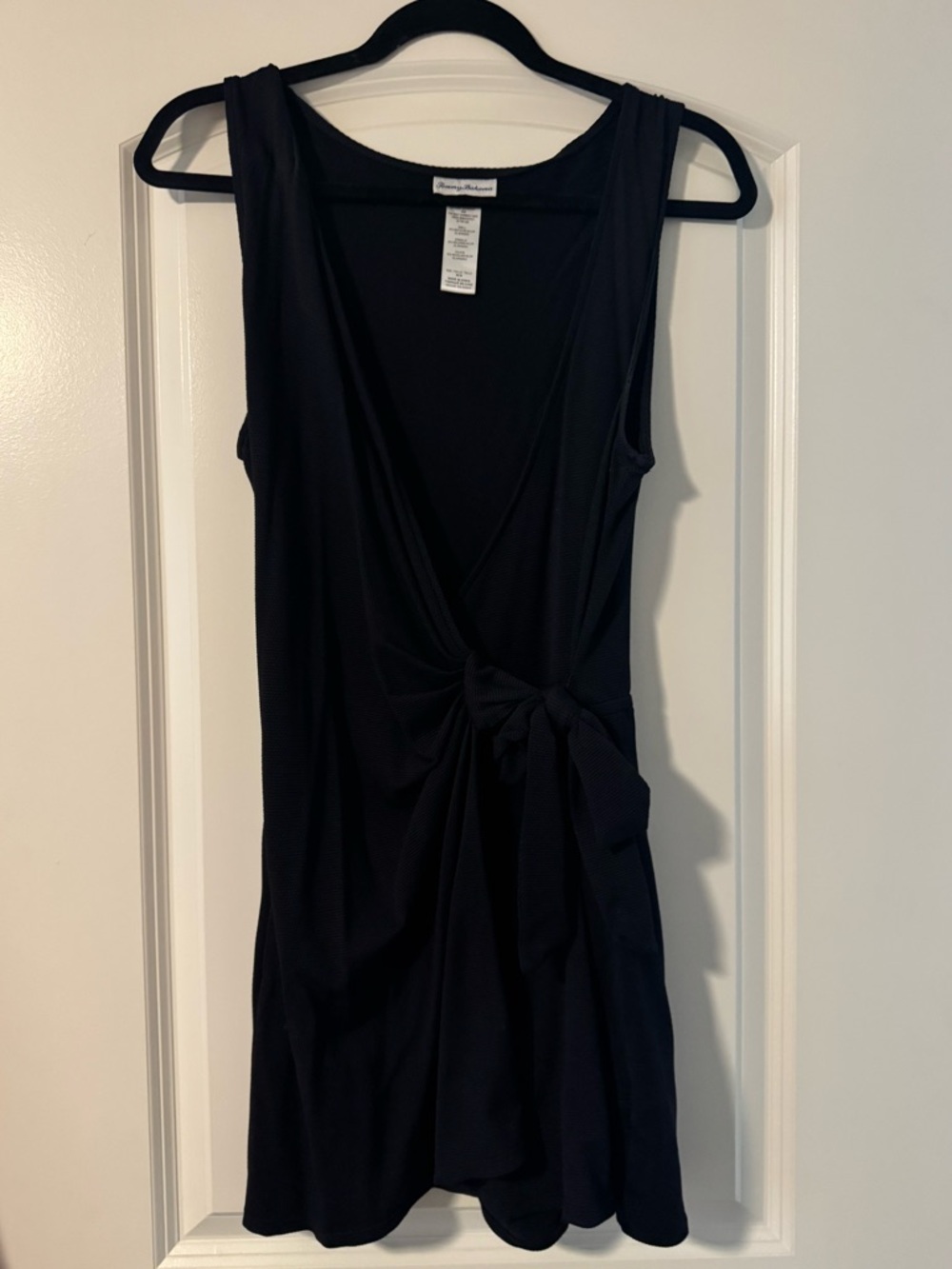 Tommy Bahama Classic Black Wrap-Style Women's Romper